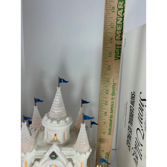 Department 56 Snow Carnival Ice Palace Snow Village lighted building w box - Picture 5 of 13